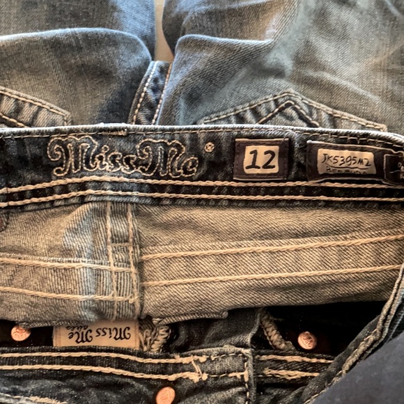 MISS ME Bermuda Capri Jeans - Girls 12 - Picture 10 of 10